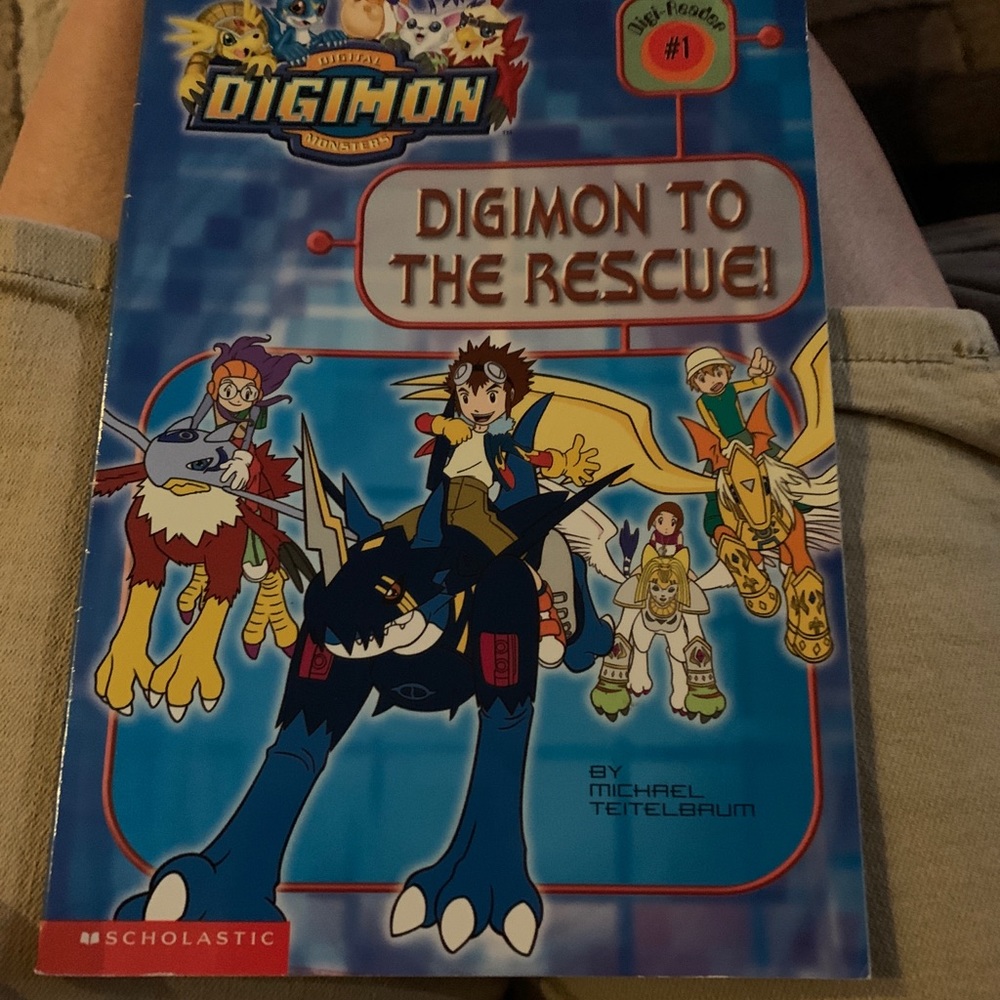 Digimon To The Rescue Digi-Reader Scholastic Book